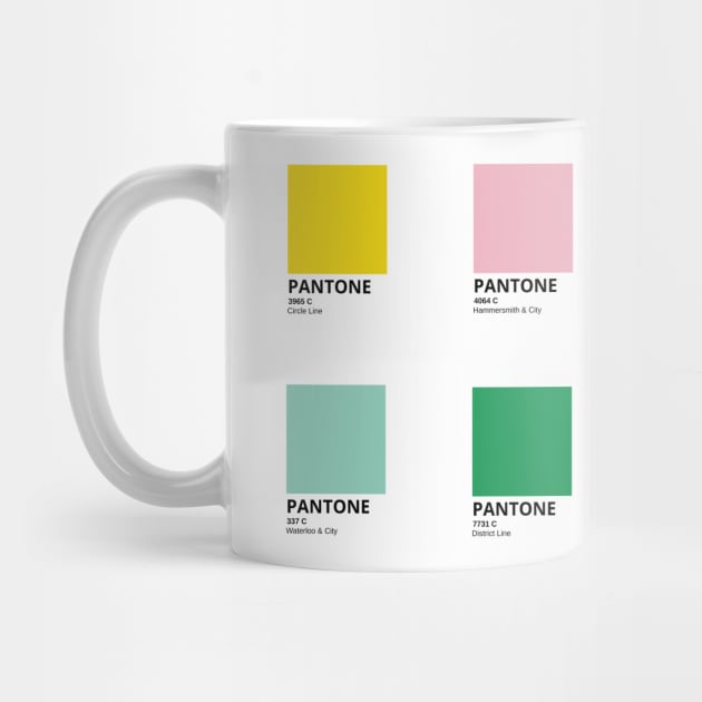 London Underground Colors Pantone pack by lindsey788